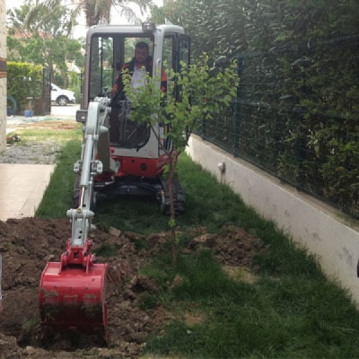 Mini Kepçe Peyzaj Düzenleme